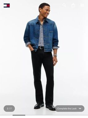 Tommy Hilfiger 30x30 Black Slim Straight Jeans NWT